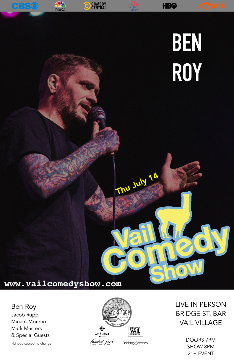 Vail Comedy Show Poster July 2022